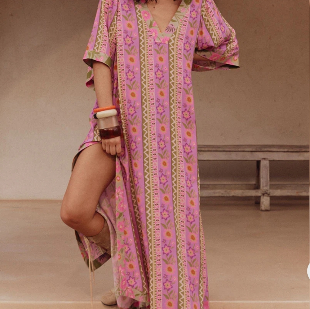 Spell Goldie Gown in Desert Rose NWT Size XL